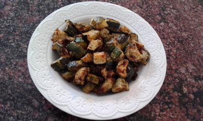 Oven Roasted Zucchini