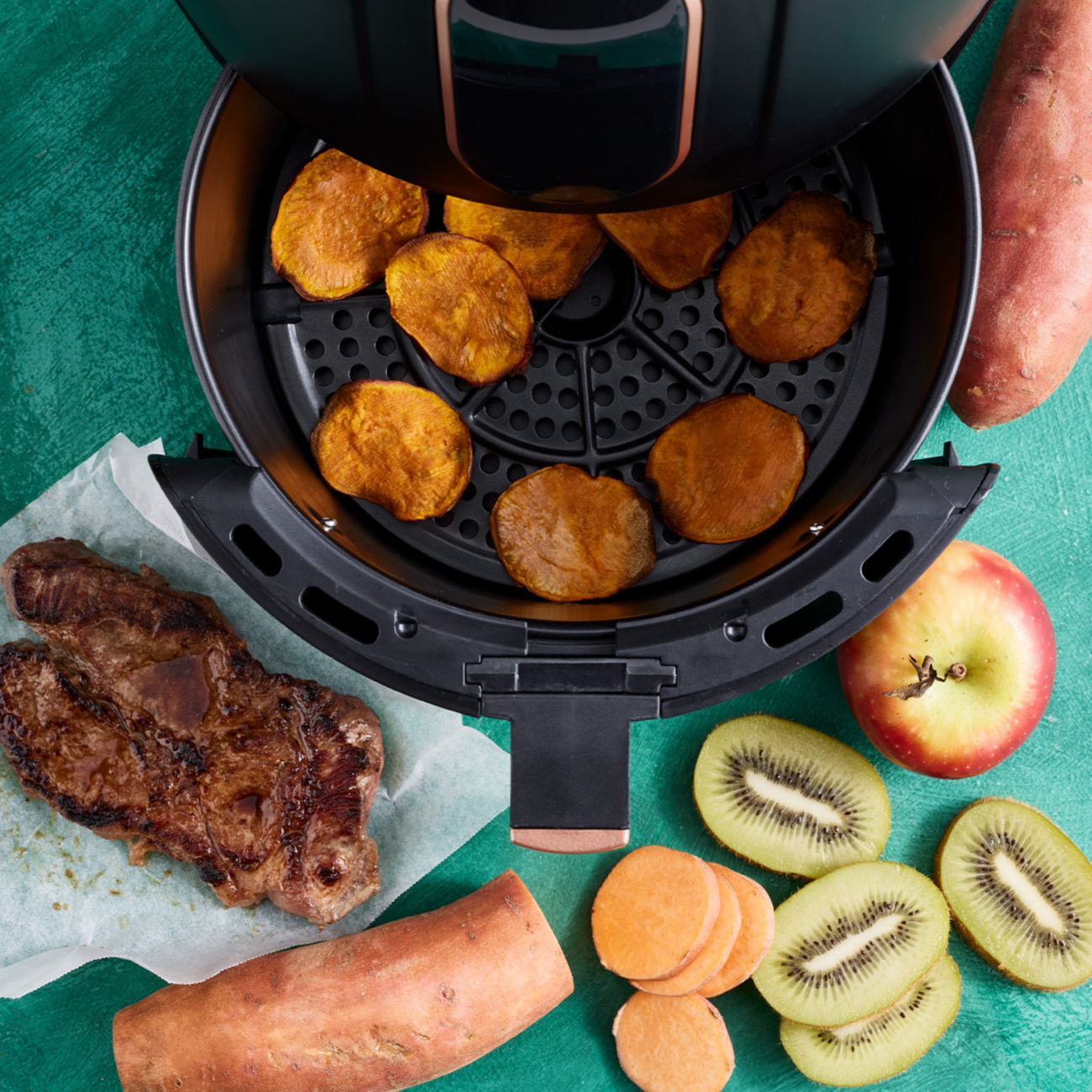 Can I pause the cooking process in the air fryer and resume later?