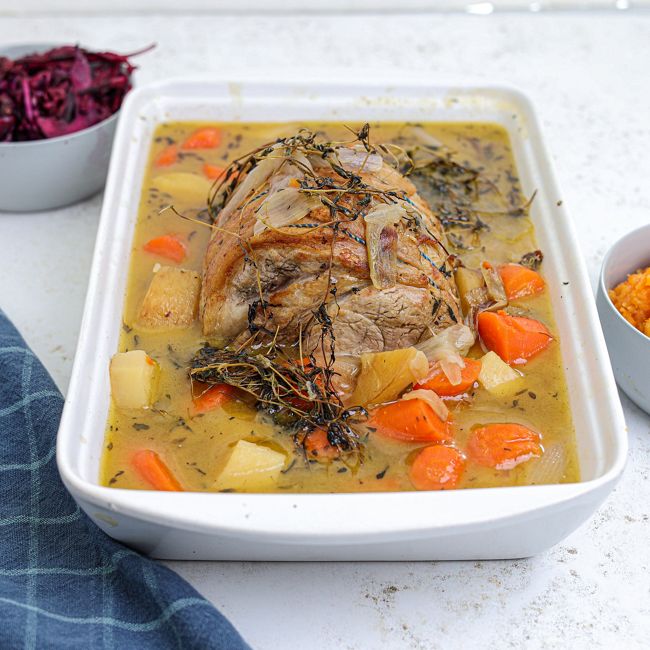 Veal & Root Vegetable Pot Roast