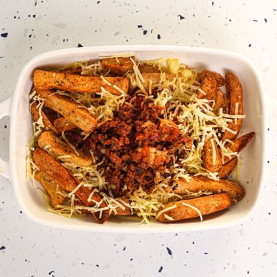 Vegan Cheese & Plant Based Mince Loaded Fries