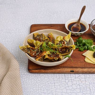 Oyster Mushroom Dumplings