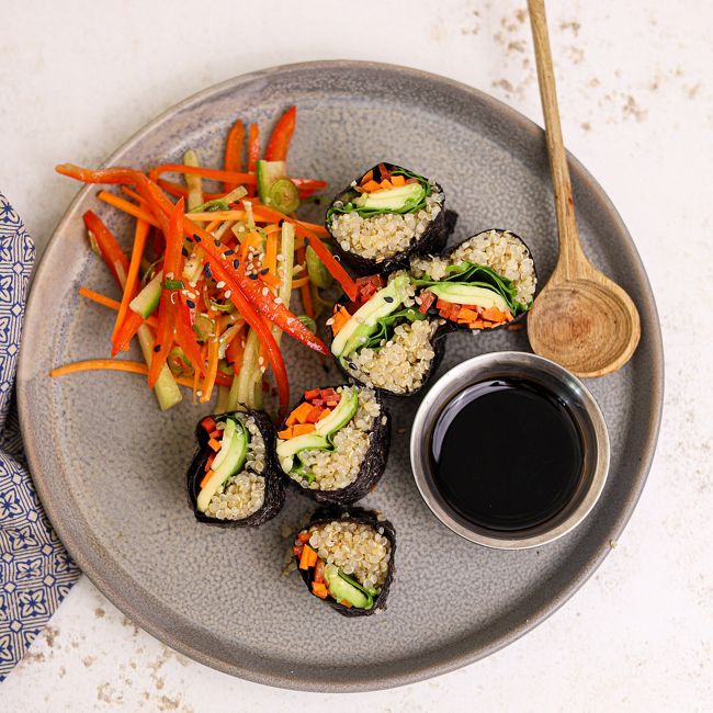 Vegan Quinoa Sushi