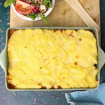 Veggie Mince Shepherd's Pie with Celeriac Mash