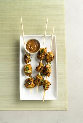 Seitan Satay With Tamarind Peanut Sauce