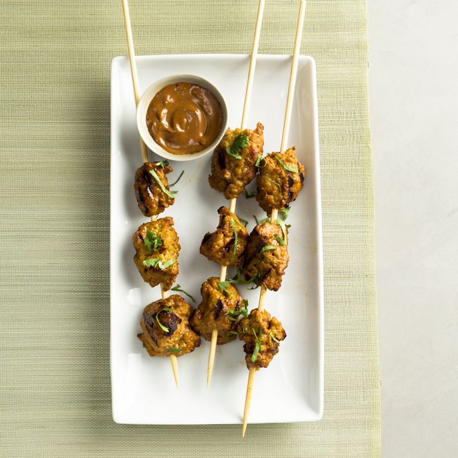 Seitan Satay With Tamarind Peanut Sauce