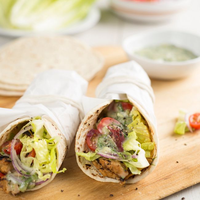 Seitan Gyros With Plant-based Tzatziki