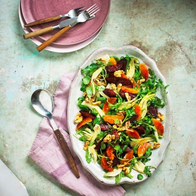 Blood Orange & Beetroot Salad With Fennel & Walnuts