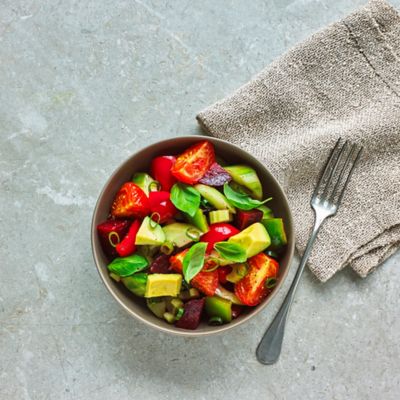 Gazpacho Salad With Hot Sauce Dressing