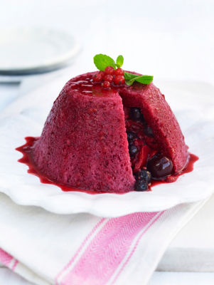 Summer Pudding With Fresh Berries