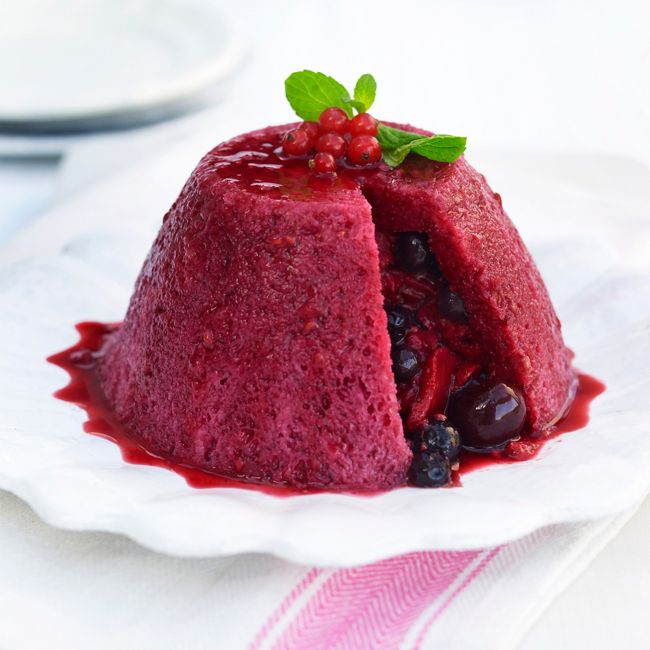 Summer Pudding With Fresh Berries