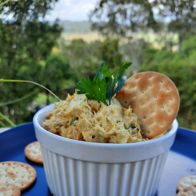 Curried Salmon Dip