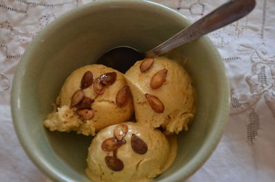 Pumpkin Pie Spiced Ice Cream