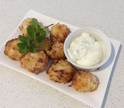 Chicken, bacon and cheese savouries