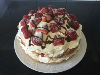 Three Ingredient Sponge Cake