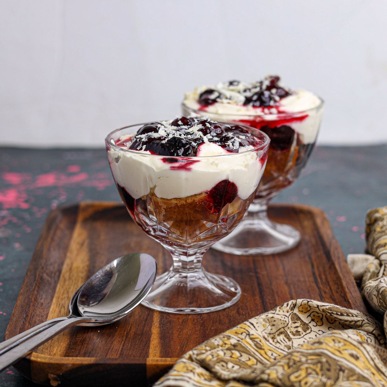 White Chocolate & Cherry Trifle Recipe | Woolworths