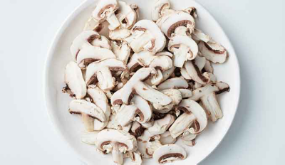 White mushrooms