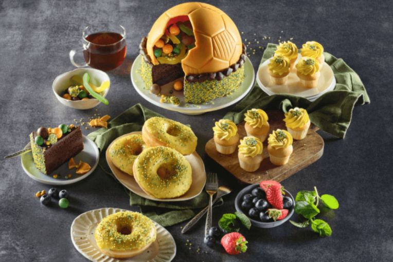 Olympic styled dessert