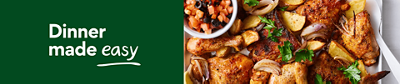 Dinner header desktop