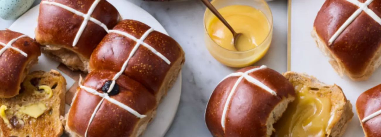 Hot cross buns selection