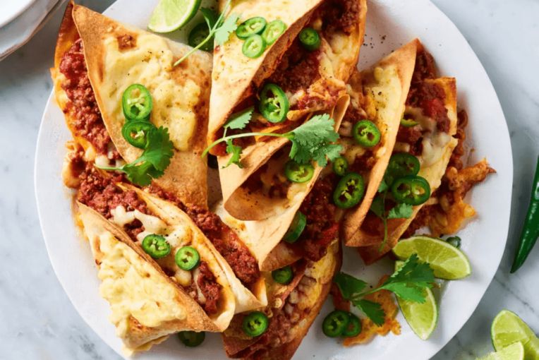 Taco mince pockets