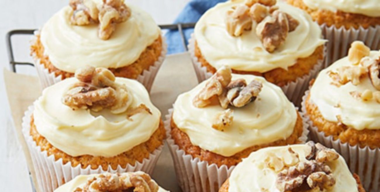 Carrot walnut muffins
