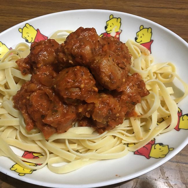 Turkey Meal Balls with Pasta