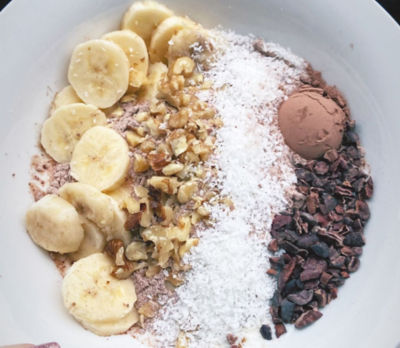 Banana Cacao Yoghurt Bowl