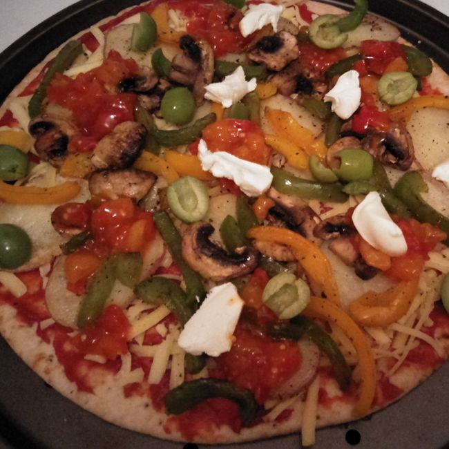 Easy Vegetarian Pizza