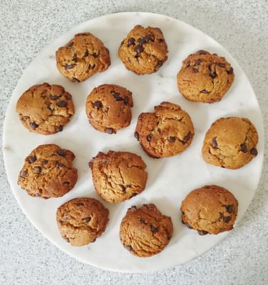 Peanut butter choc chip cookies