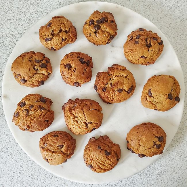 Peanut Butter Choc Chip Cookies