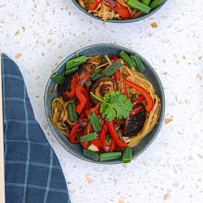 Yaki Udon with Shiitake