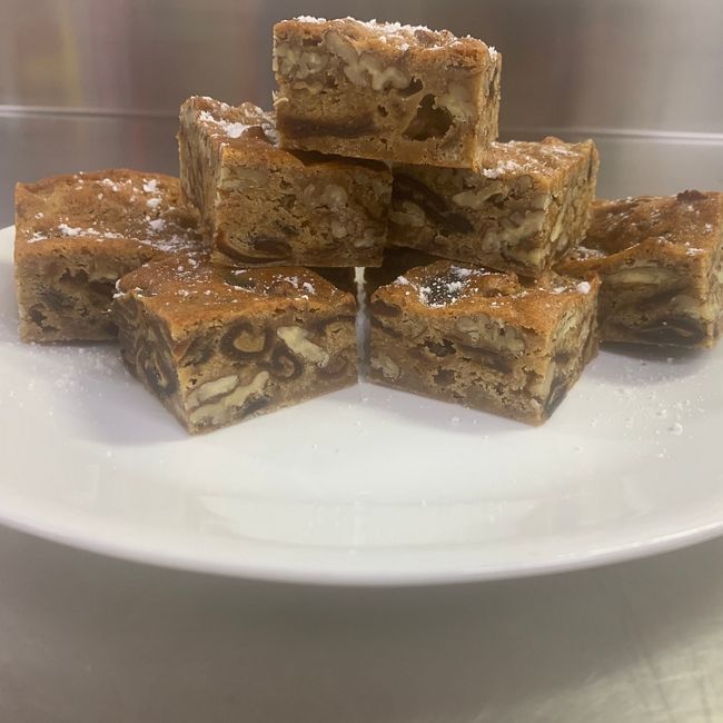 Date & Macadamia Nut slice