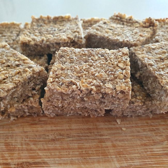 Banana Oat & Coconut Slice