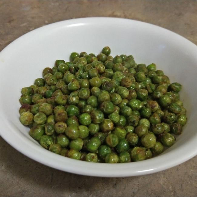 Crunchy Chili Garlic Peas