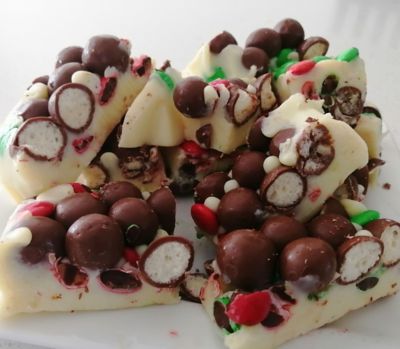 White Chocolate Malteaser Fudge