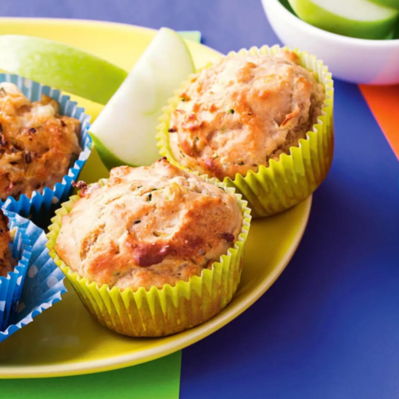 Zucchini & apple muffins