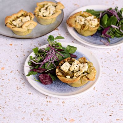 Zucchini & Feta Tartlets